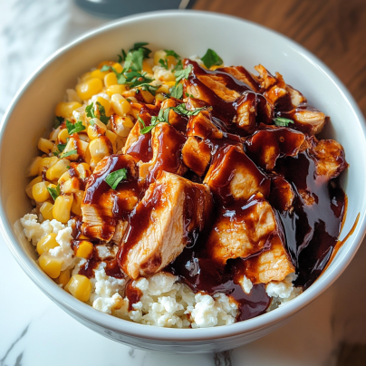 BBQ Chicken Cottage Cheese Bowl – Her Feast