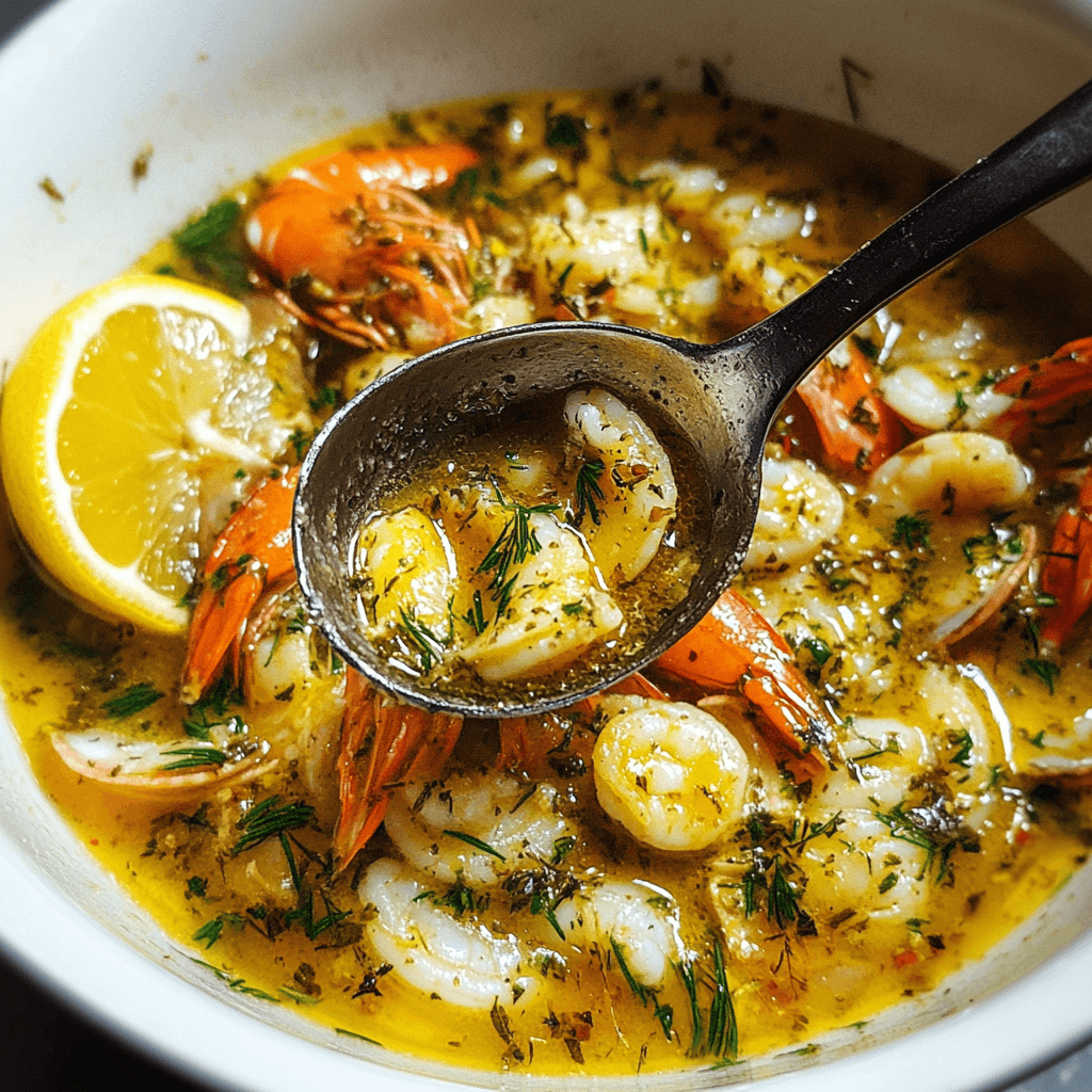 Garlicky Seafood Sauce